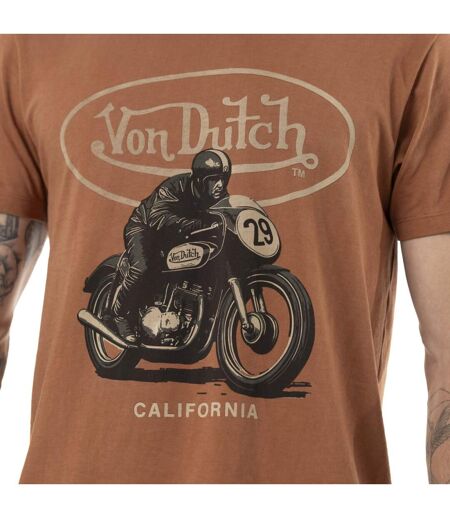T-shirt homme regular en jersey 160gr print devant Racer Vondutch
