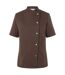 Womens/ladies Greta Chef Jacket Light Brown Karlowsky-1