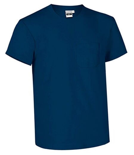 T-shirt manches courtes - Col rond - Homme - réf BRET - bleu marine