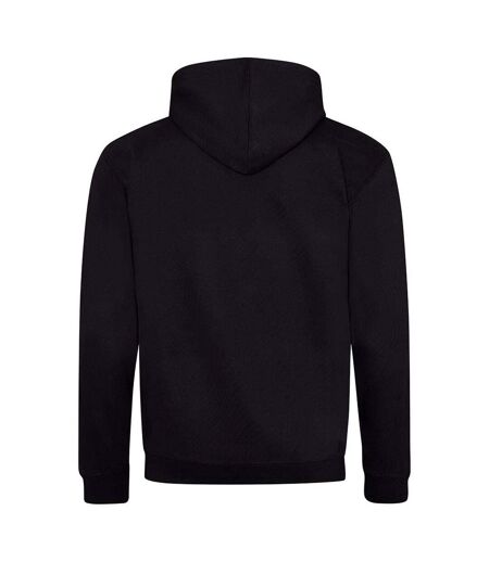 Veste à capuche varsity homme noir vif / gris chiné Awdis