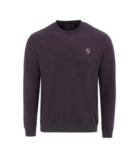 Sweat Motif/style Logo Homme Violet Foncé Howick