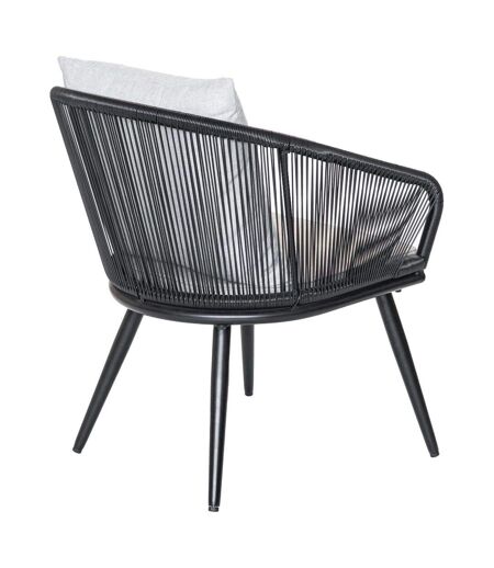 Fauteuil en résine tissée et aluminium Comores (Lot de 2)