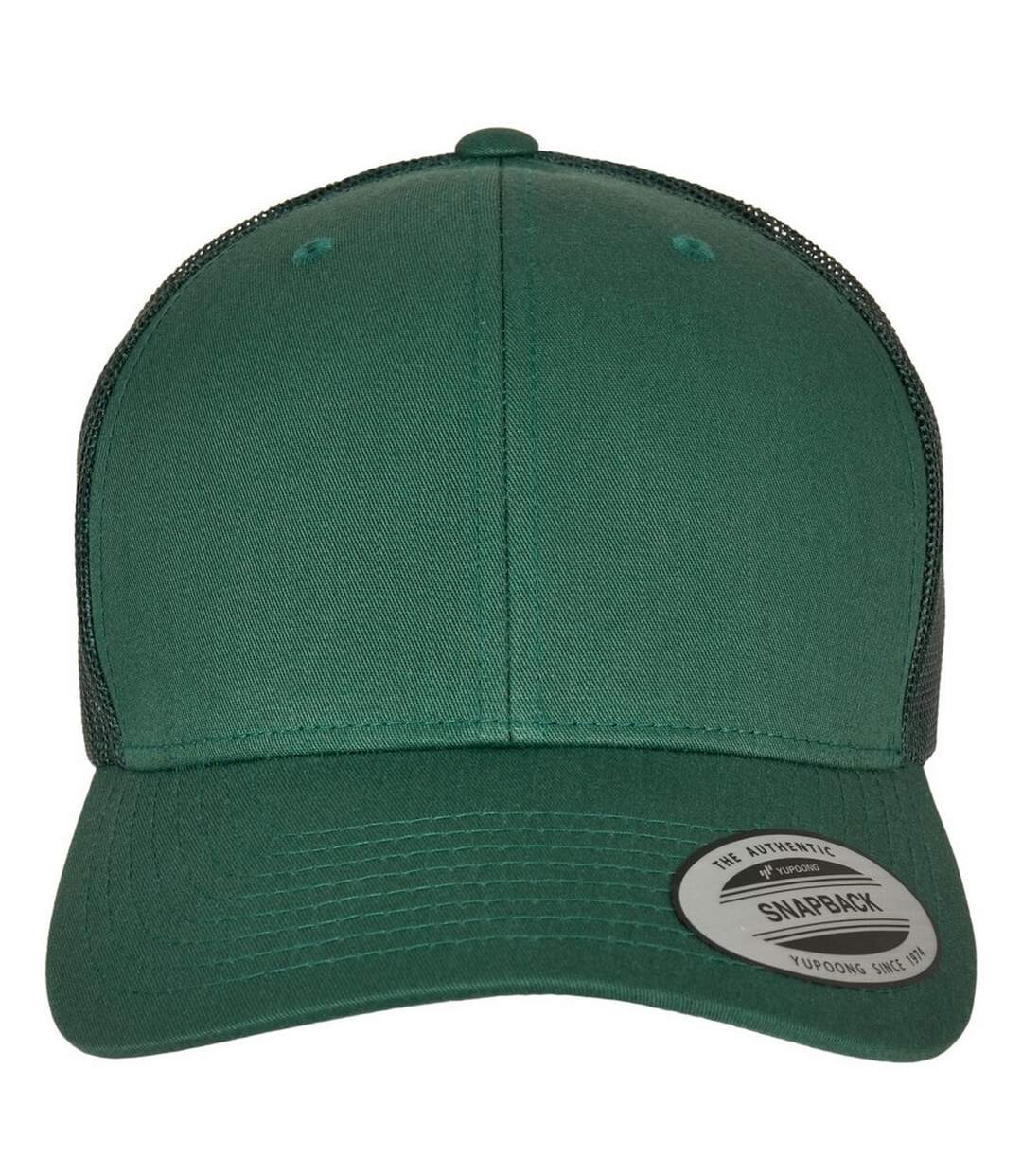 Casquette Trucker Motif/style Rétro Vert Flexfit-1
