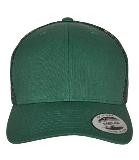 Casquette Trucker Motif/style Rétro Vert Flexfit