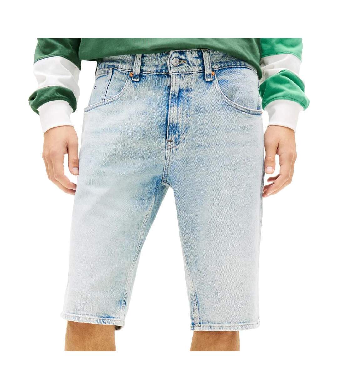 Short en jean bleu homme tommy hilfiger ronnie 26-1