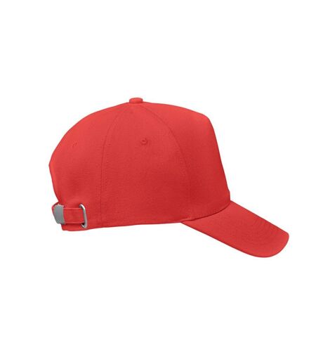 Bicca Organic Cotton Baseball Cap Red MidOcean