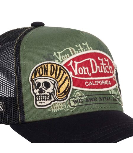 Casquette trucker avec filet en sergé de coton Patches Vondutch