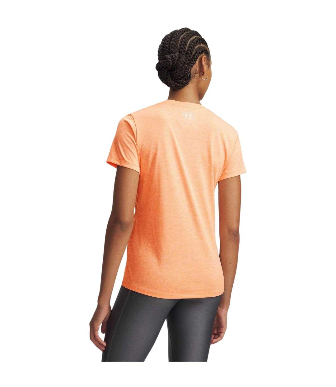 T-shirt Motif/style À Nœud Femme Orange Under Armour-2