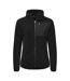 Womens/ladies cascade sherpa fleece jacket black Cutter & Buck-1