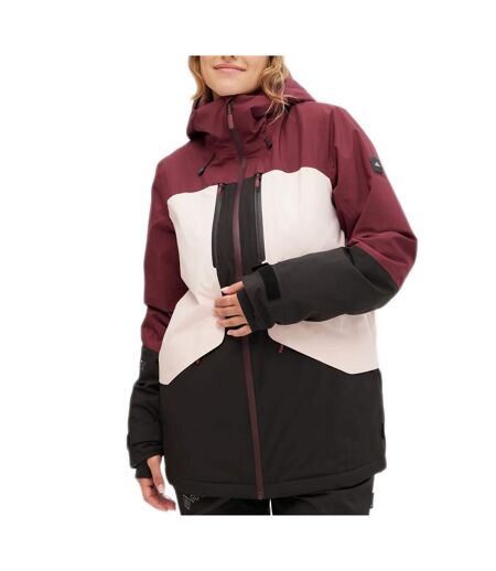 Manteau de ski bordeaux femme o'neill gtx