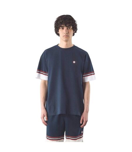 Mens Valencia T-shirt Navy Pretty Green