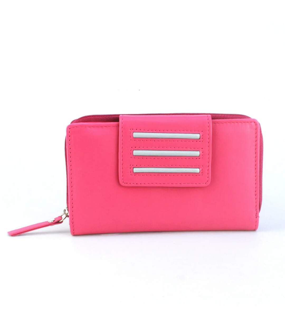 Porte-monnaie sabrina femme taille unique fuchsia / gris Eastern Counties Leather Eastern Counties Leather