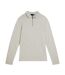 Mens Karpol Quarter Zip Regular Long-sleeved Polo Shirt Natural Ted Baker-2