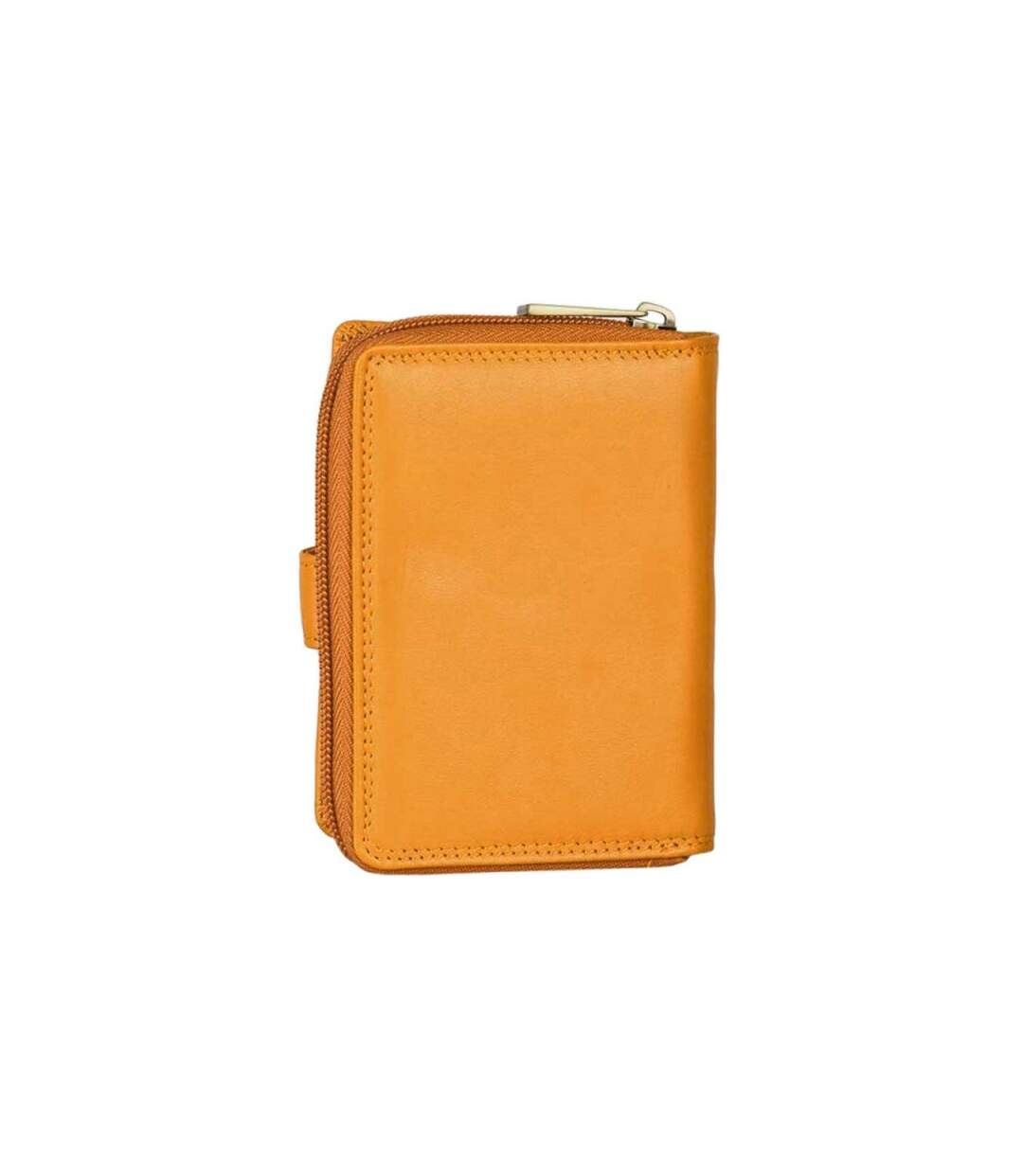 Katana - Portefeuille compact en cuir - jaune - 8723-2