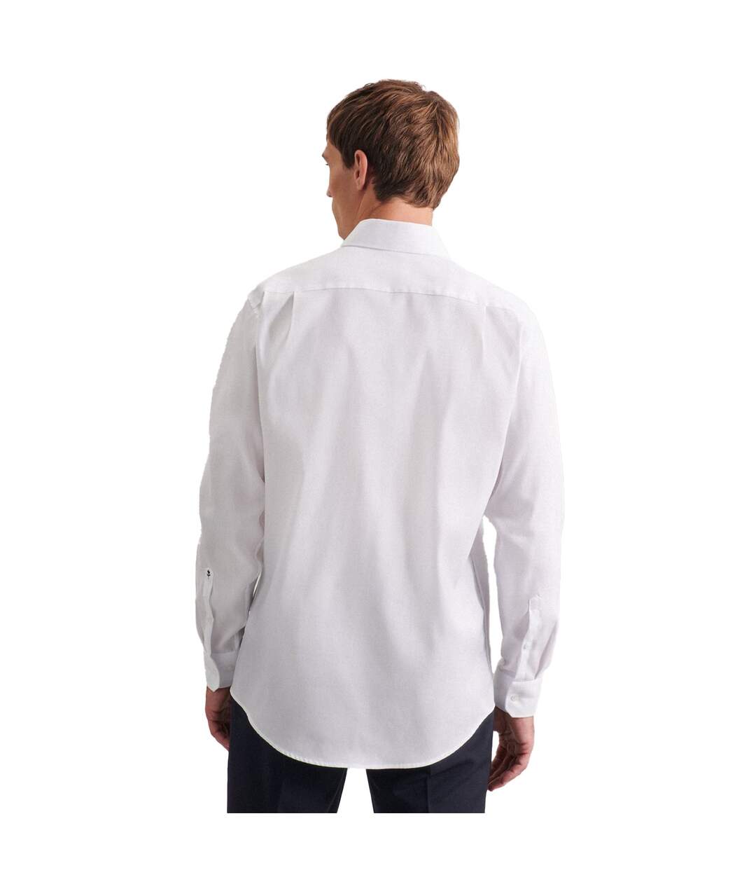 Chemise Manches Longues Homme Blanc Seidensticker-3