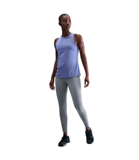 Womens/ladies One Dri-fit High Rise Tights Light Smoke Grey Nike