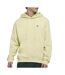 Sweat à capuche jaune homme calvin klein jeans  350 terry monog-1