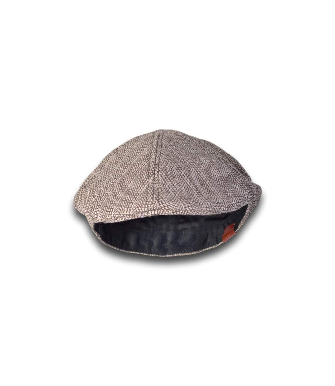 Casquette femme en viscose/laine - Couleur beige.-1