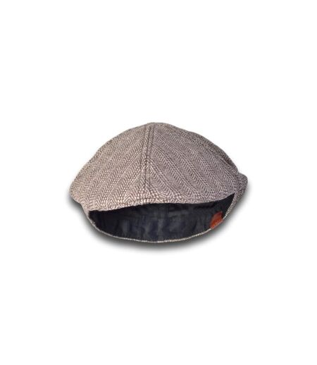 Casquette femme en viscose/laine - Couleur beige.