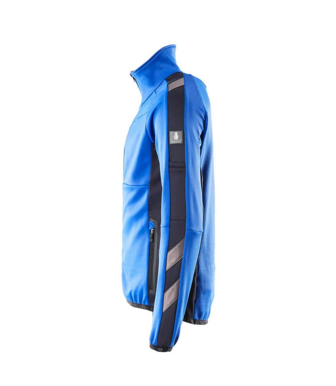 Mens Unique Fleece Jacket Royal Blue Dark Navy Mascot-4