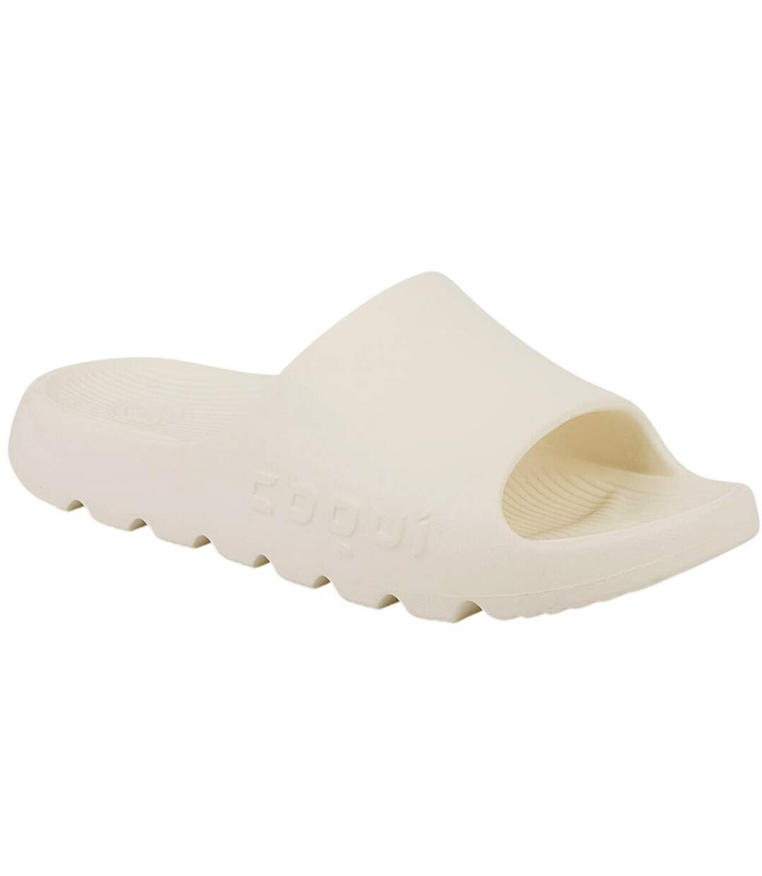 Claquettes Lou Femme Beige Crème Coqui-1