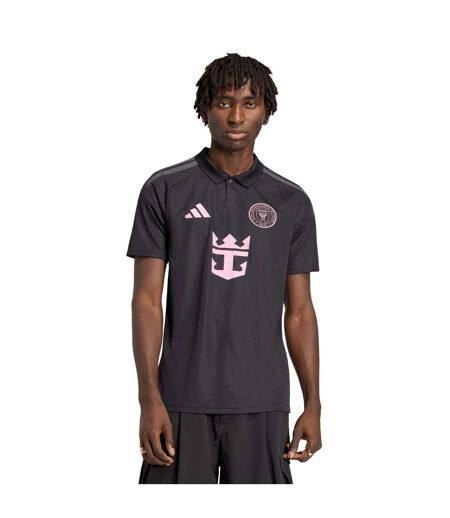 Réplique De Maillot De Foot Motif/style Inter Miami Cf Homme Noir Rose Adidas