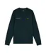 Mens Ordinate Logo Cotton Sweatshirt Green Lyle & Scott-2