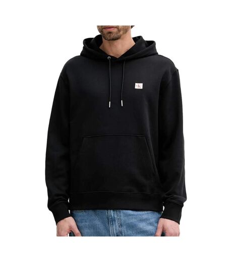 Sweat à capuche noir homme calvin klein jeans 350 - l