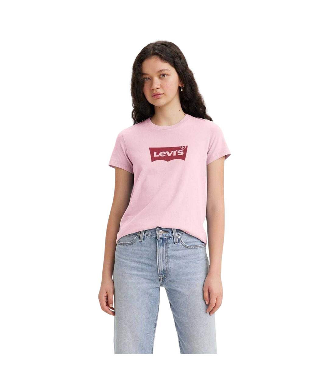 T-shirt Femme Rose Levis-1