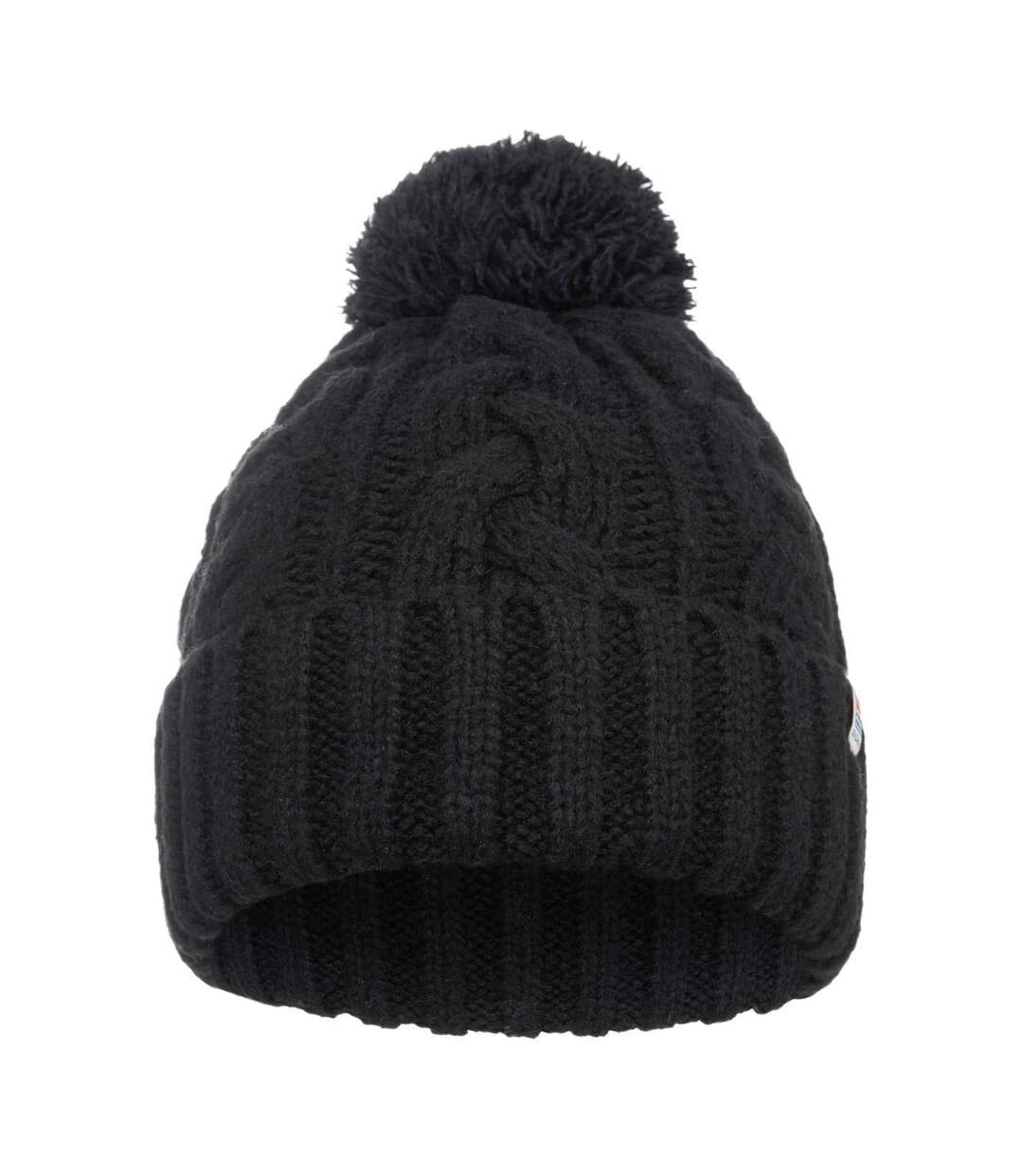 Bonnet À Pompon Motif/style Logo Adulte Noir TOG24-2