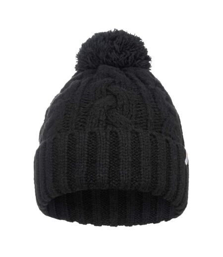 Bonnet À Pompon Motif/style Logo Adulte Noir TOG24