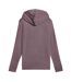 Womens/ladies No.1 Logo Fleece Overhead Hoodie Raisin Puma-3