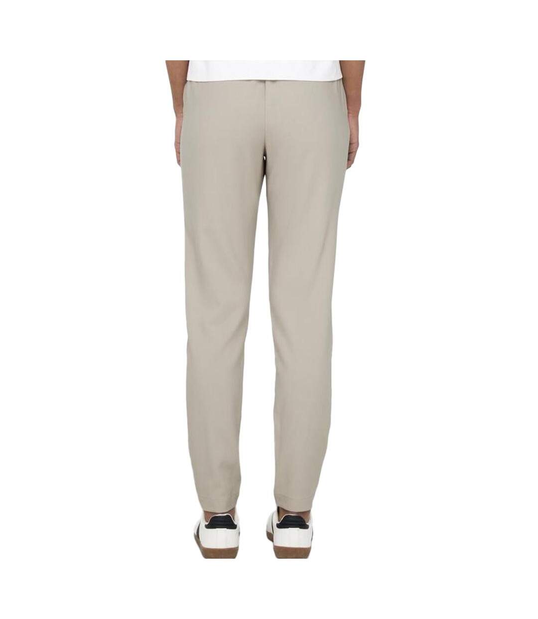Pantalon fluide beige femme only poptrash-2