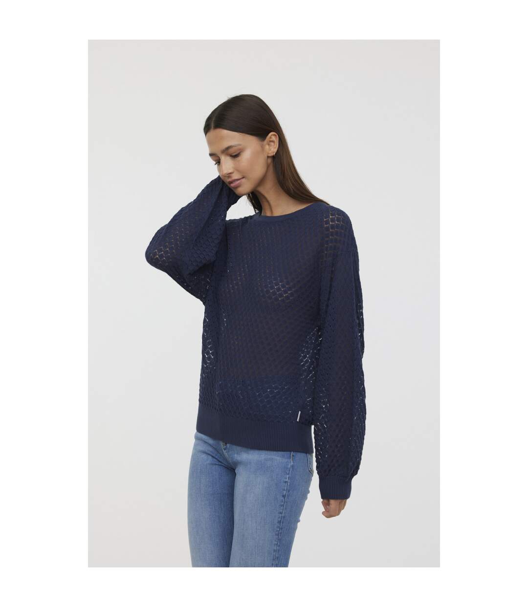 Pull manches longues coton regular CALIO-4