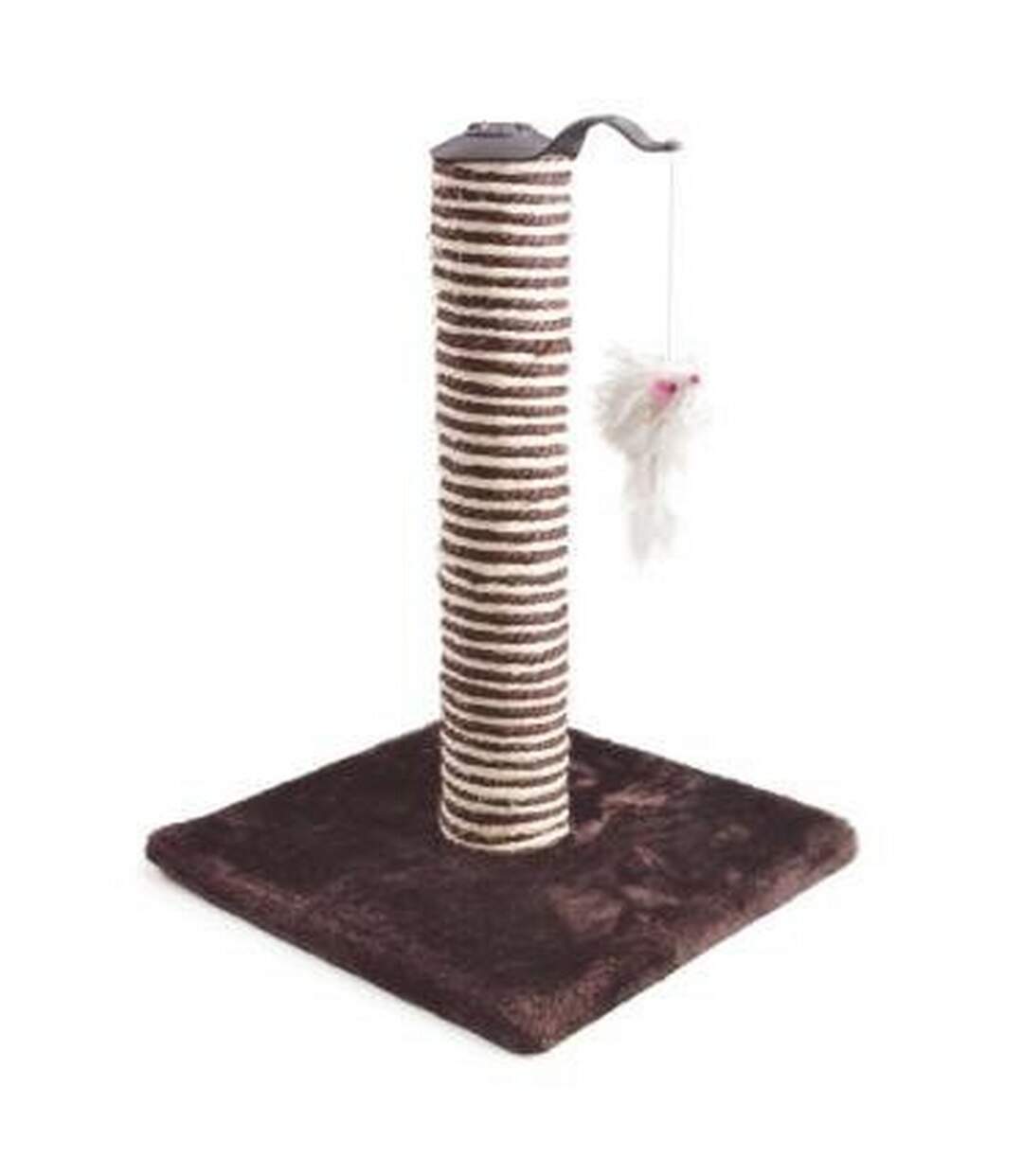 Premo deluxe cat scratching post 45cm high chocolate brown Ancol-3