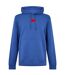 Mens Cotton Blend Pullover Hoodie Dark Blue Hugo-2