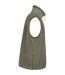 Mens Bonded Sherpa Gilet Pale Olive Build Your Brand-4