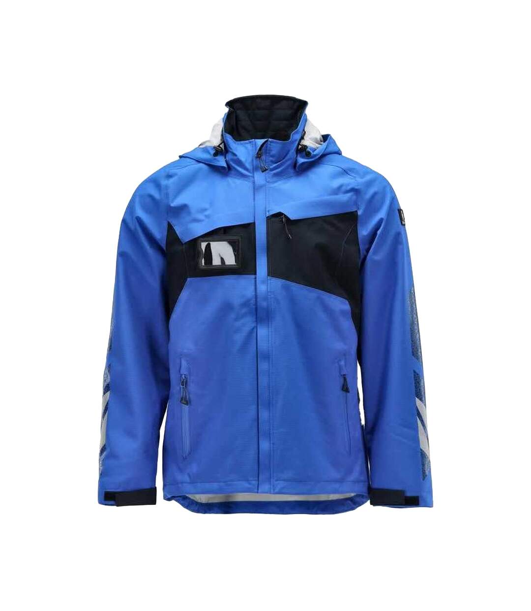 Mens Accelerate Shell Jacket Azure Blue Dark Navy Mascot-1