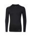 Haut Thermique Manches Longues Motif/style Central Homme Noir Sondico-1