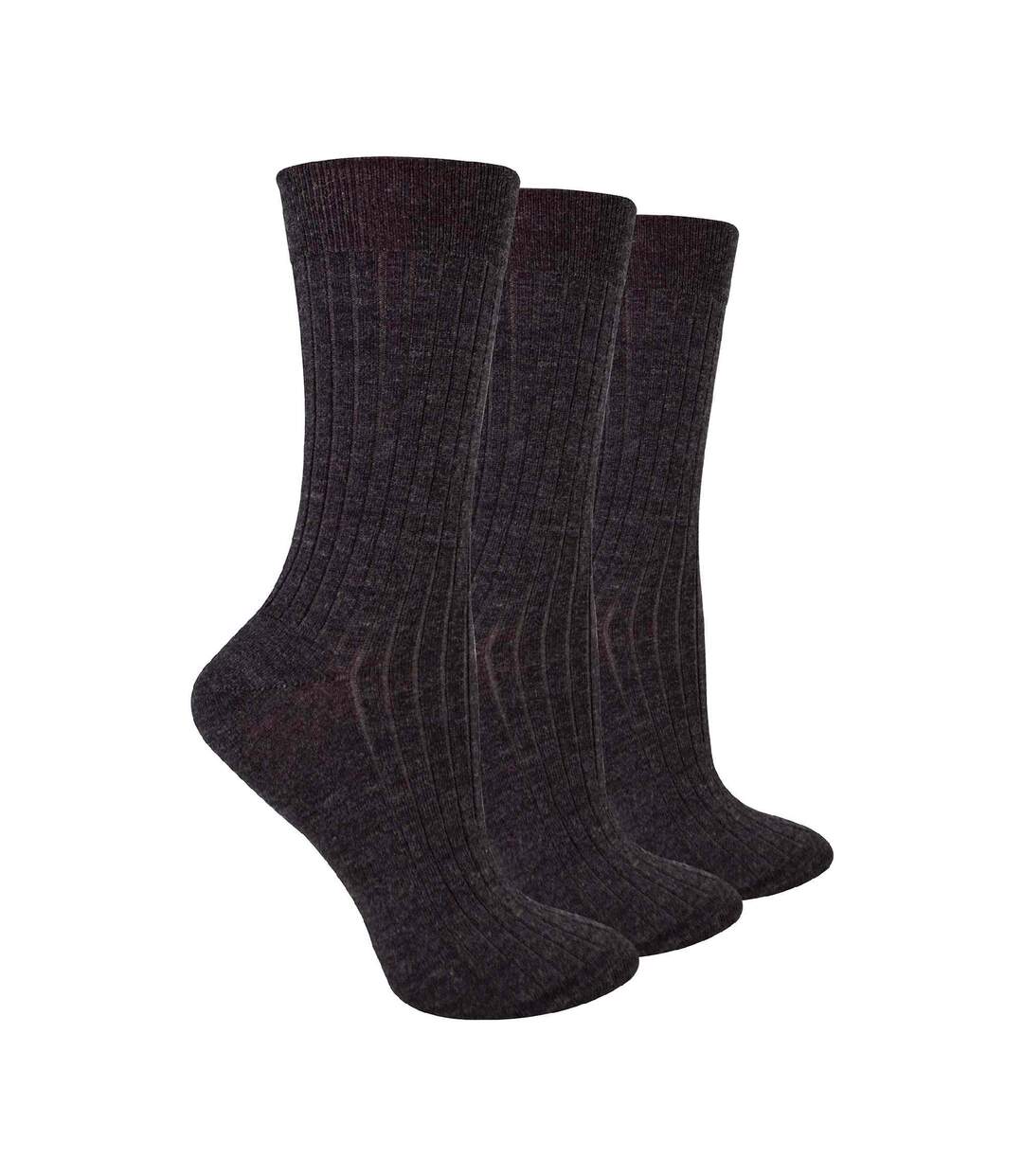 Steven - 3 Paires Femme Chaussettes Laine Merinos Tricoté Chaudes Randonnée-1