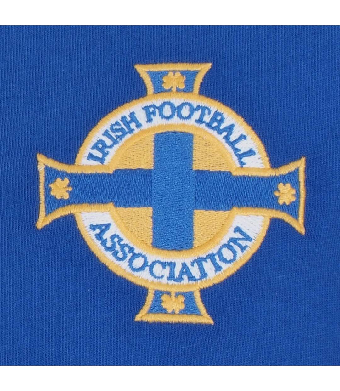 Mens Retro T-shirt Blue Northern Ireland FA-3
