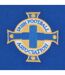 Mens Retro T-shirt Blue Northern Ireland FA-3