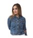 Womens/ladies Wonder Denim Jacket Denim Only-4