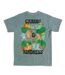T-shirt Motif/style Imprimé Au Dos Caring & Kindness Adulte Vert Care Bears-2