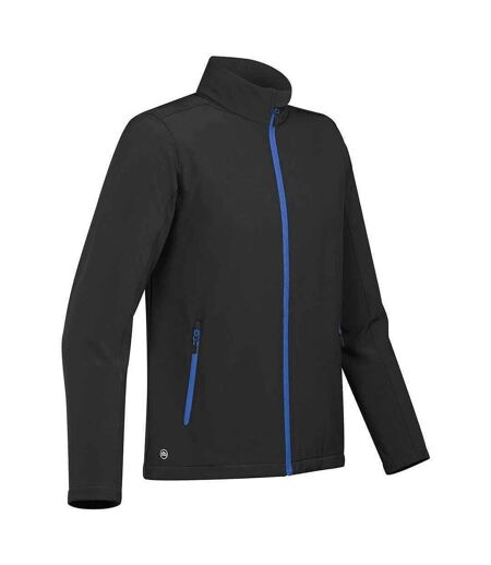 Mens Orbiter Soft Shell Jacket Black Azure Stormtech