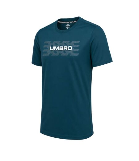 Teeshirt homme col rond léger et confortable avec logo floqué 1224680 Umbro