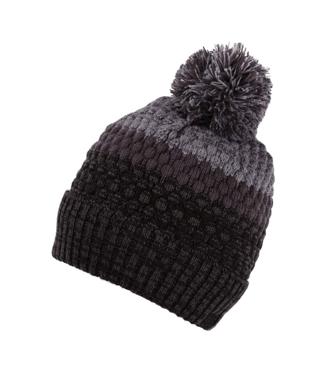 Unisex Adult Frosty Vii Bobble Hat Grey Black Regatta-1