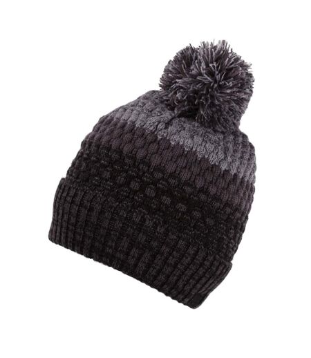 Unisex Adult Frosty Vii Bobble Hat Grey Black Regatta