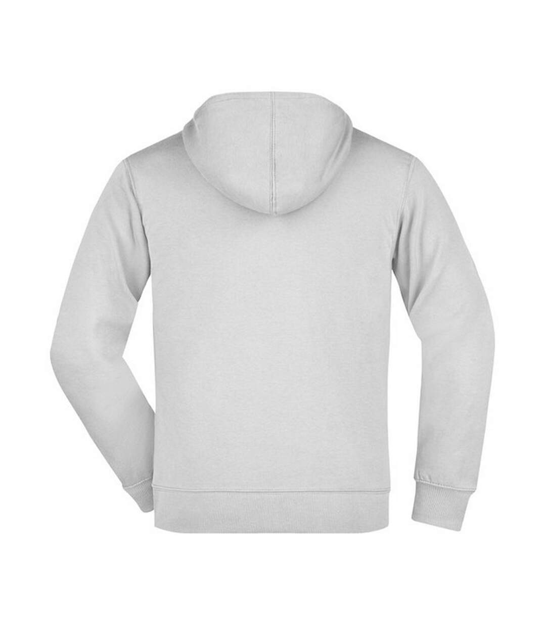 Sweat À Capuche Homme Blanc James And Nicholson-2