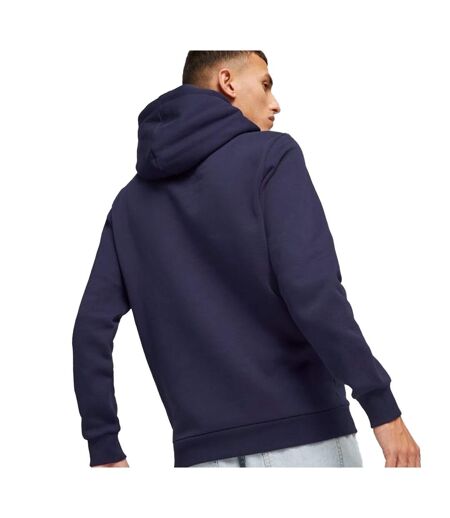 Sweat À Capuche Style Petit Logo Ess+ Col Homme Bleu Marine Puma